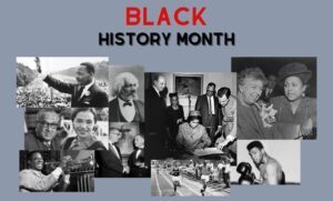 black history month black and white photo collage